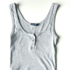 Brandy Melville Button Tank Top